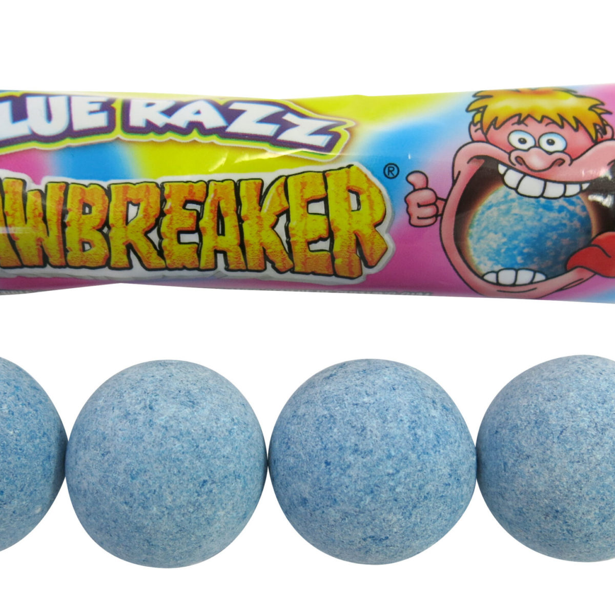 Zed Candy Monster Jawbreaker On A Stick 60g 69p PMP Box of 20 Sweets